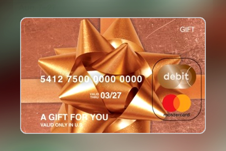 Gift Card Deal on Mastercard